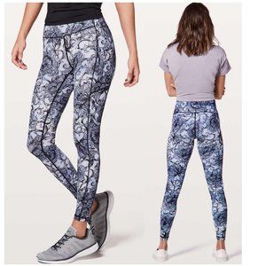 LULULEMON Speed Up Tight Hanakotoba Stralight Multi print